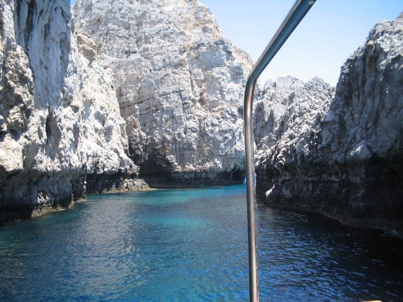 Glass bottom boat tour Rhodos